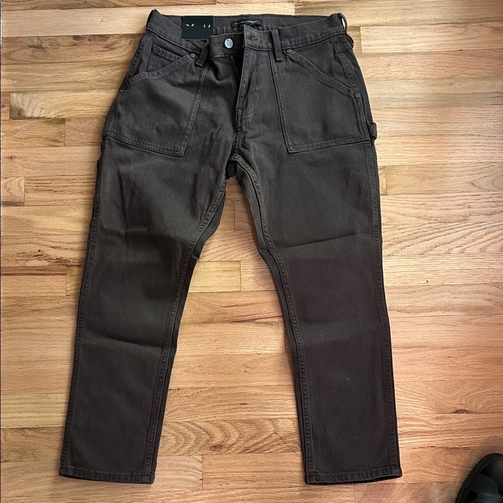 Banana Republic Dark Brown carpenter Pants